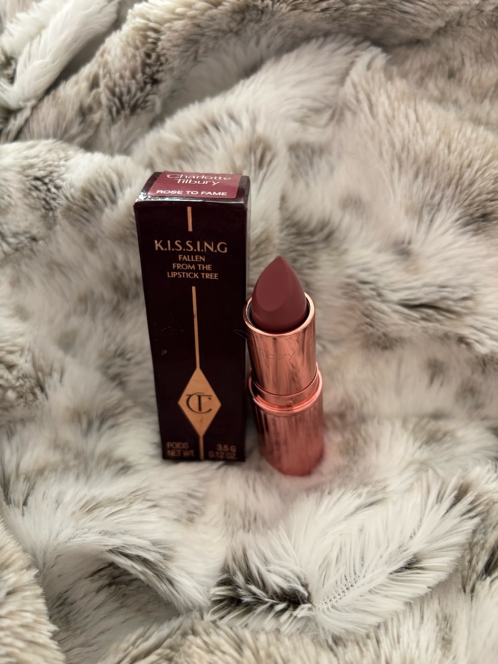 Charlotte Tilbury K.I.S.S.I.N.G Lipstick — Rose to Fame Mauve Pink